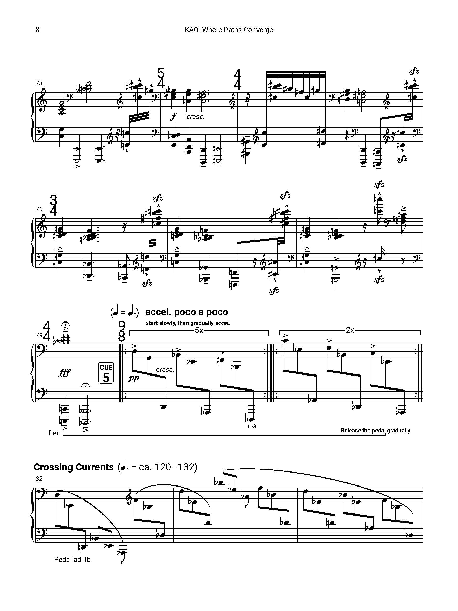 Ying-Chen Kao: Where Paths Converge Score Preview